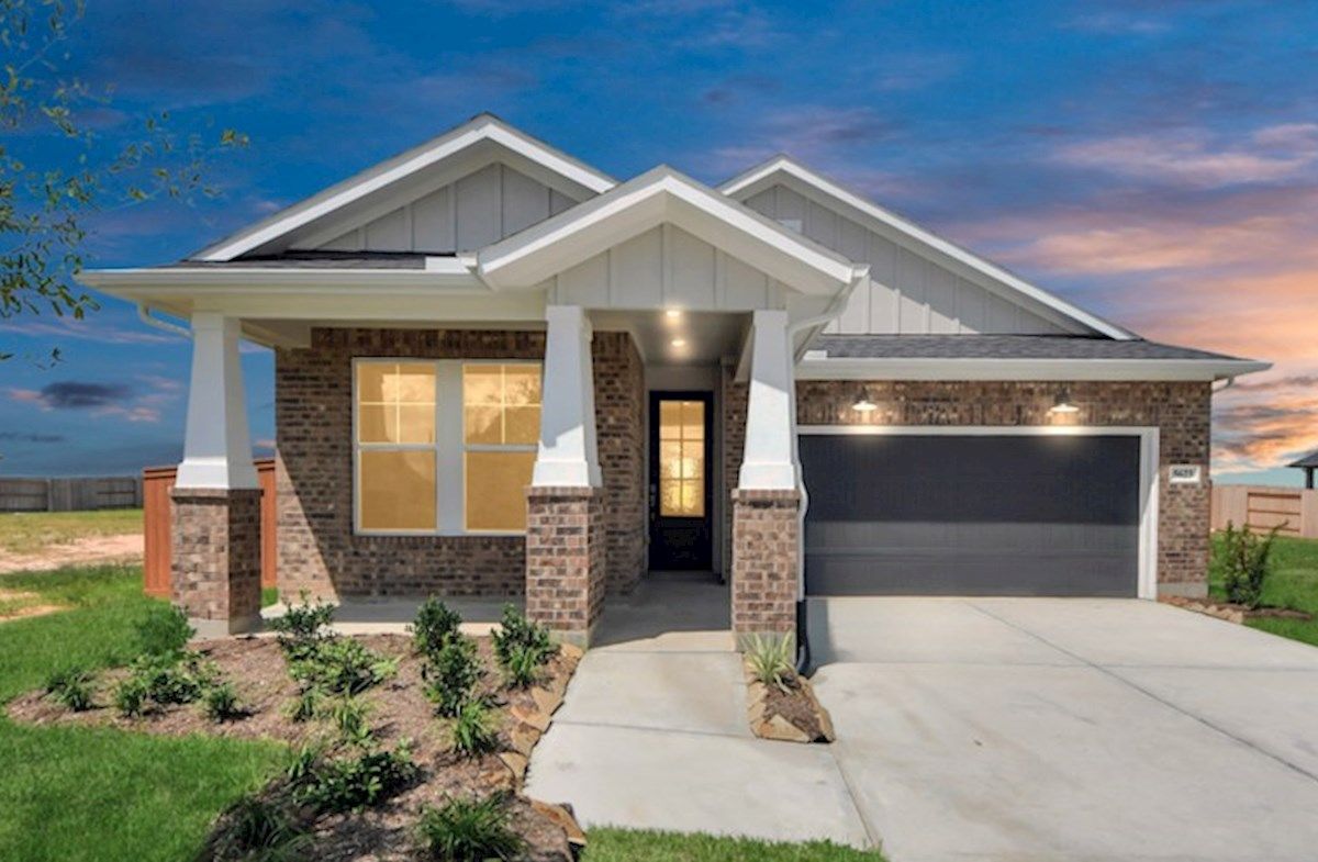 Exterior:Arts & Crafts A Elevation