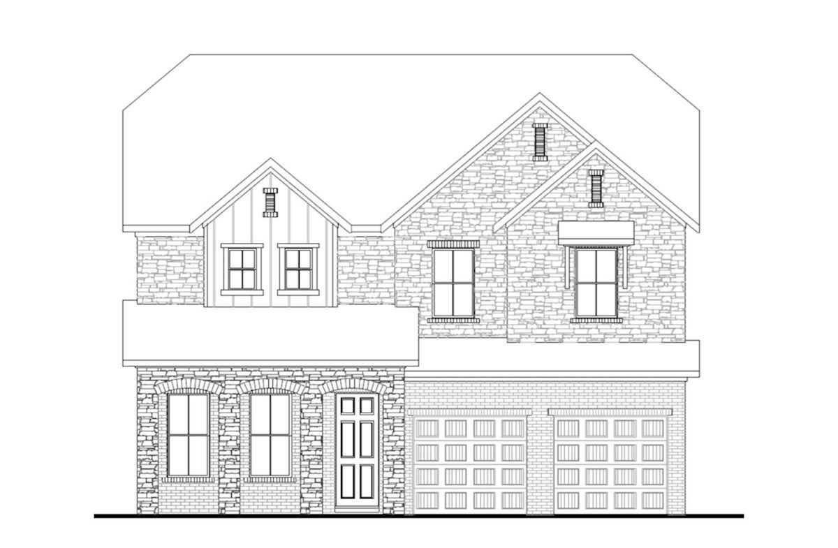 Exterior:French Country N Elevation