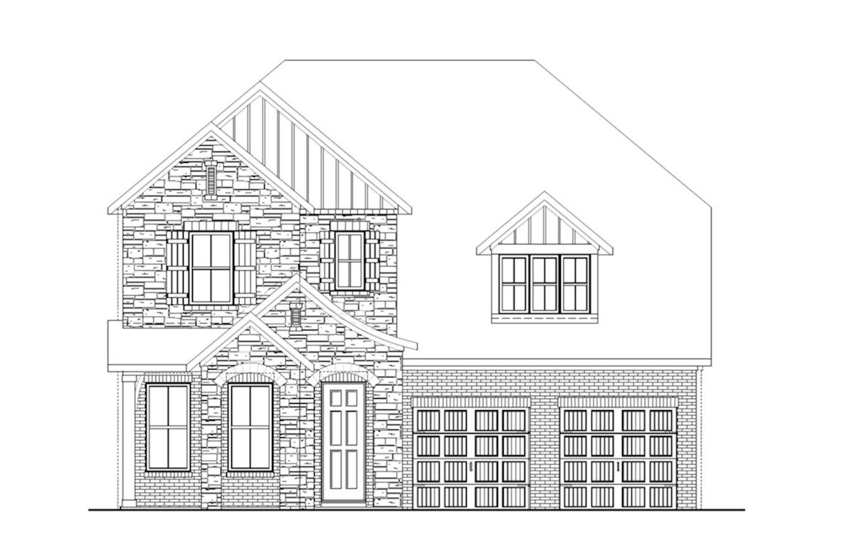 Exterior:French Country N Elevation