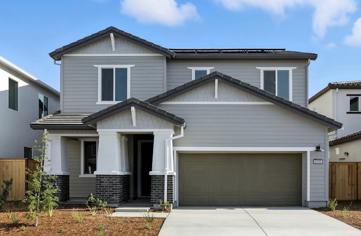 Exterior:Arts & Crafts L Elevation