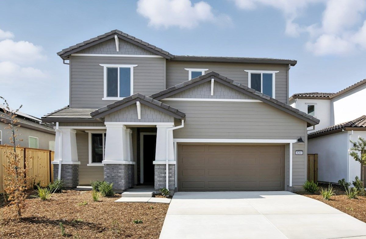 Exterior:Arts & Crafts L Elevation