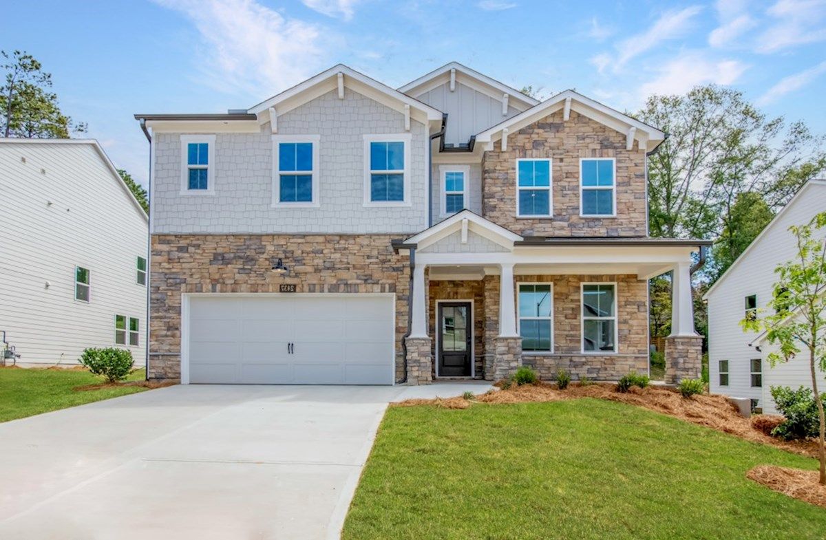 Exterior:Arts & Crafts L Elevation