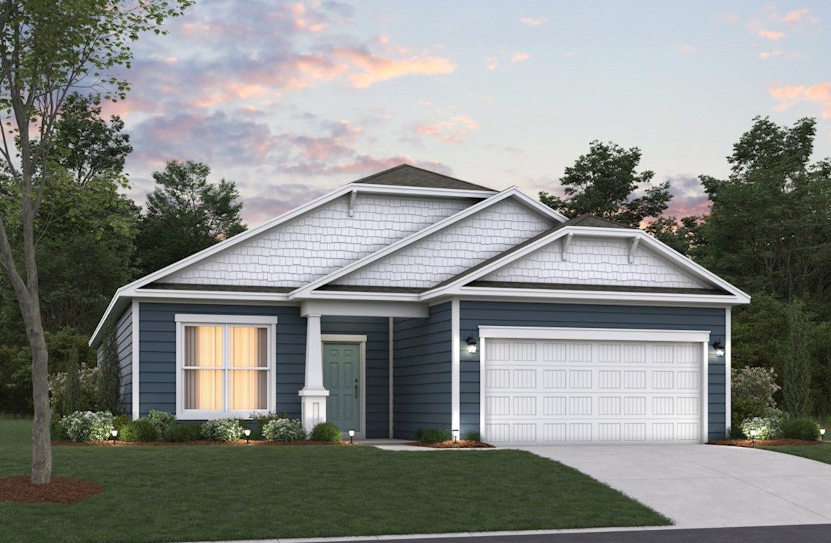 Exterior:Arts & Crafts A Elevation