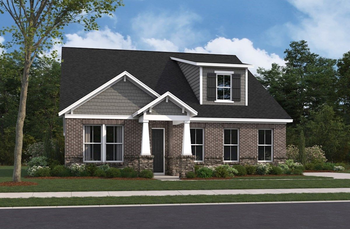 Exterior:Arts & Crafts L Elevation