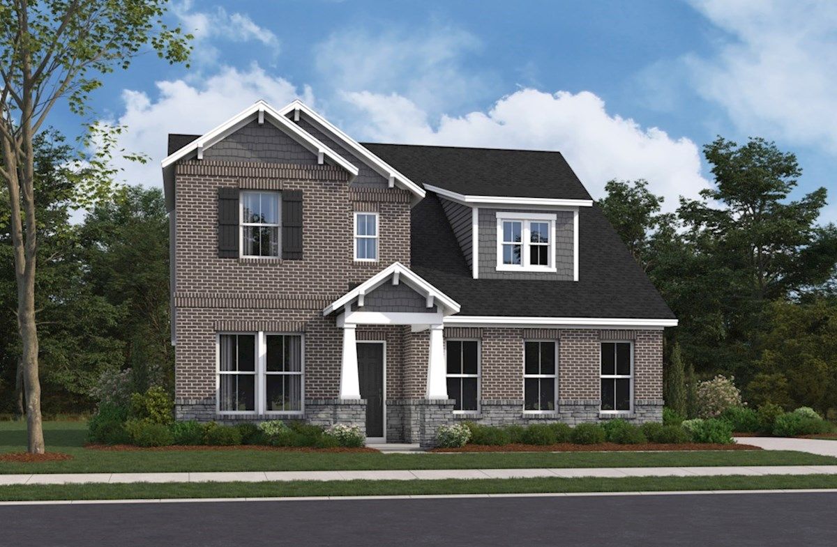 Exterior:Arts & Crafts L Elevation