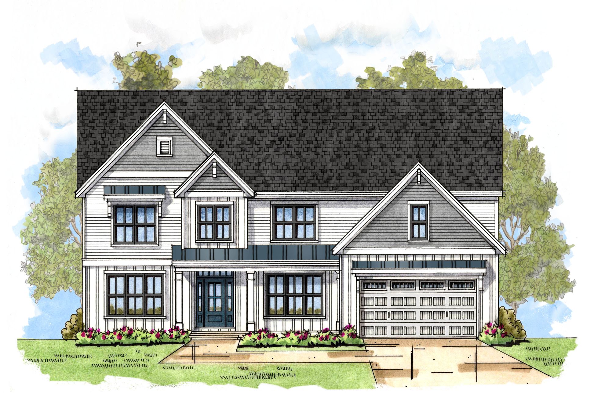 Madison Farmhouse Elevation