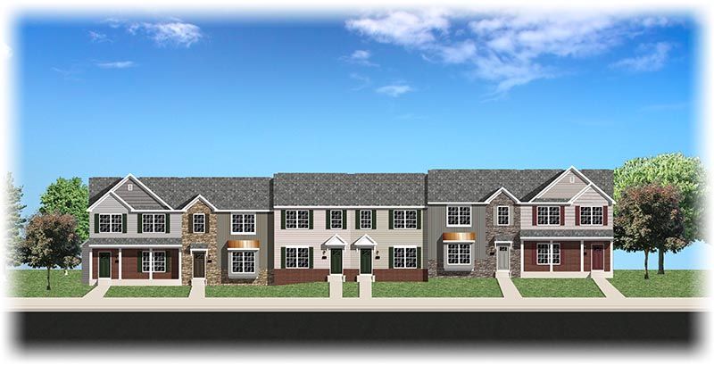Aster & Poppy Townhome models