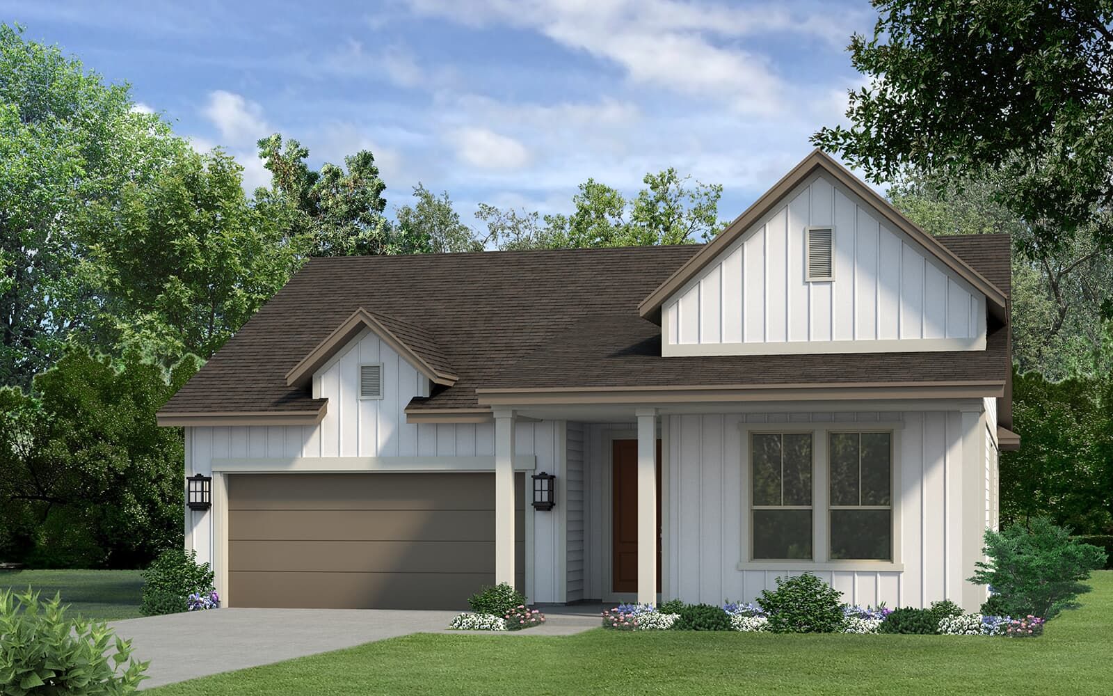 Exterior:Albany in Kissing Tree by Brookfield Residential in Austin, TX.