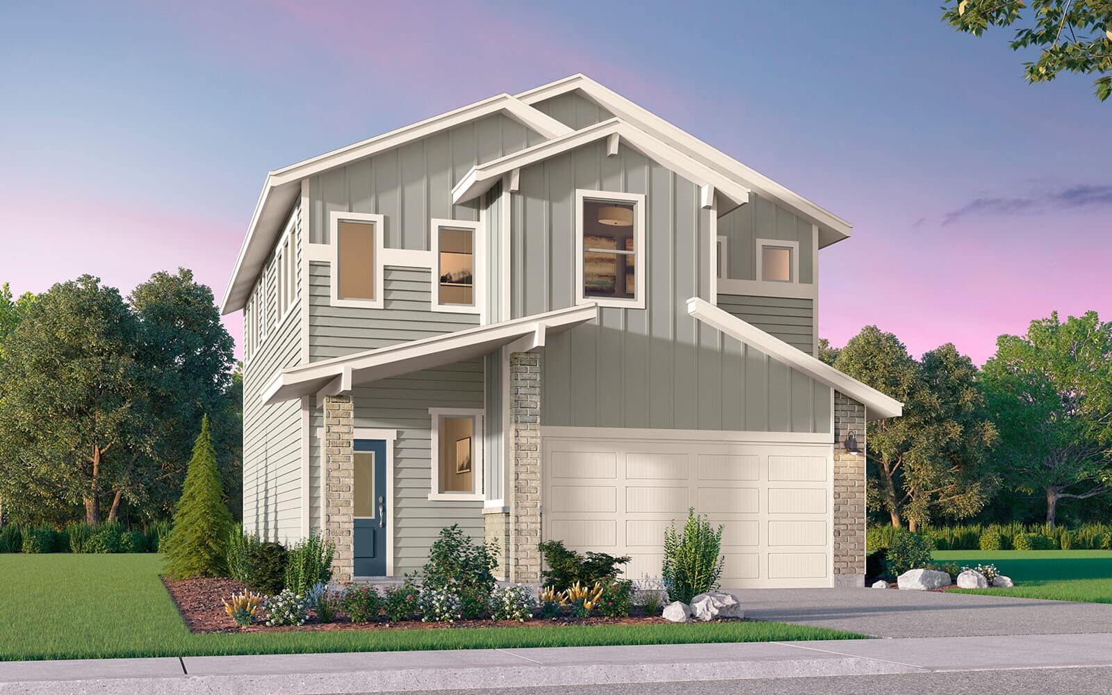 Exterior:Endicott Mid Century Modern