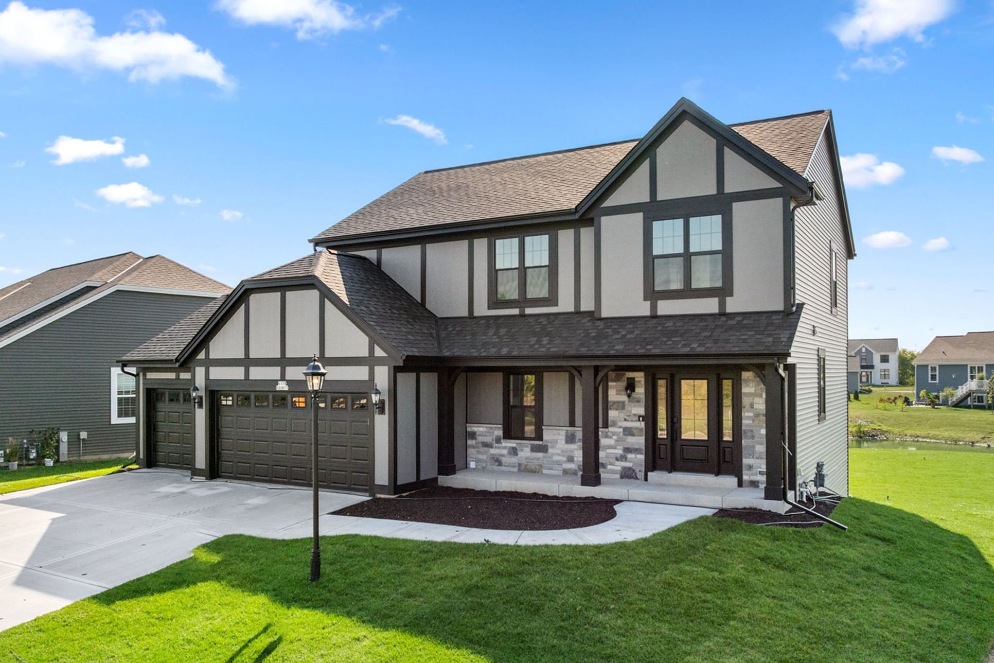 The Taylor, Plan 2018 - Modern Tudor Style