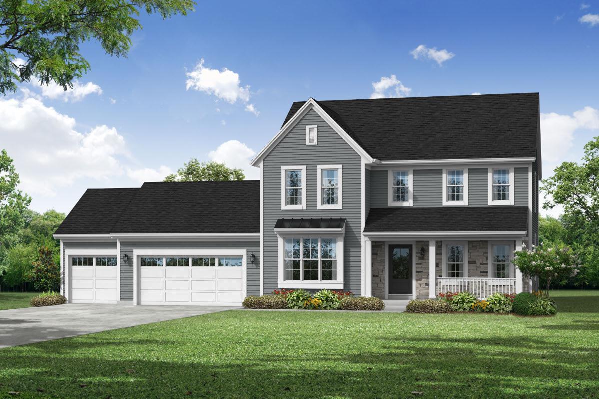 The Hailey, Plan 2350 - Modern Farmhouse Style w/3-Car Garage