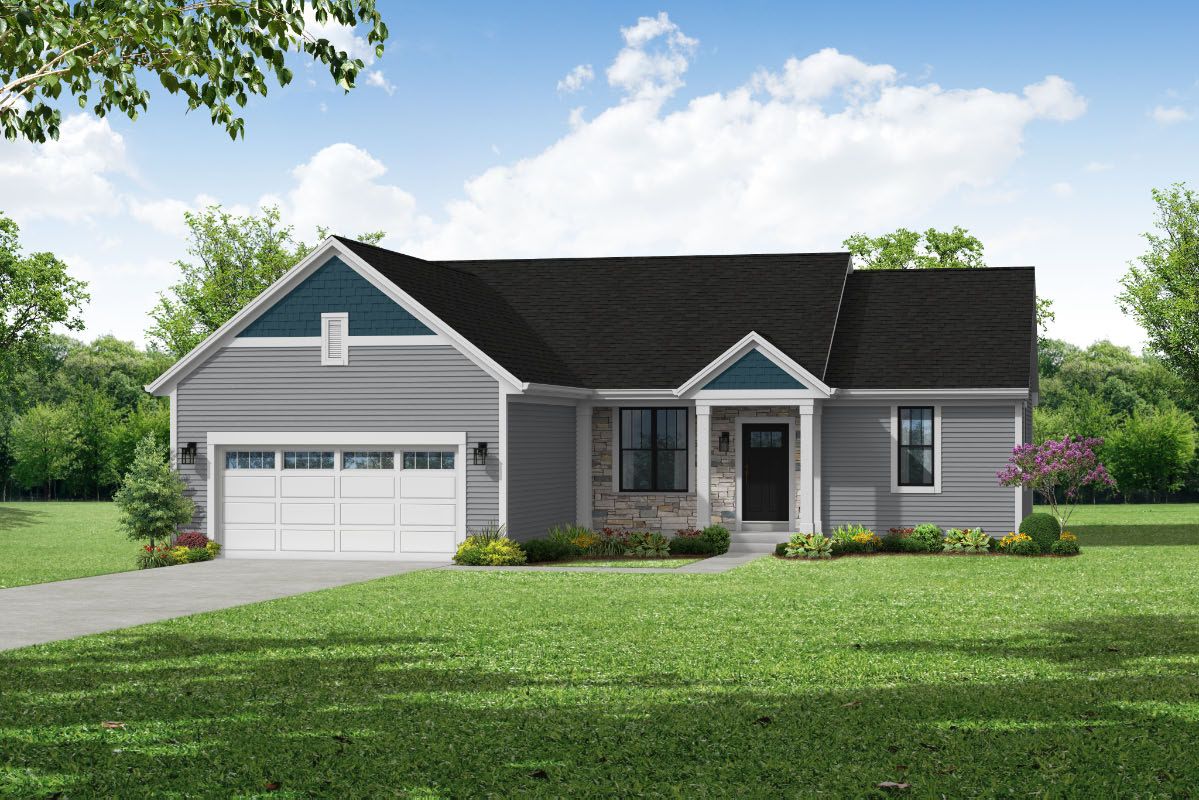 The Hannah, Plan 1664 - Arts and Crafts Style w/2-car Garage