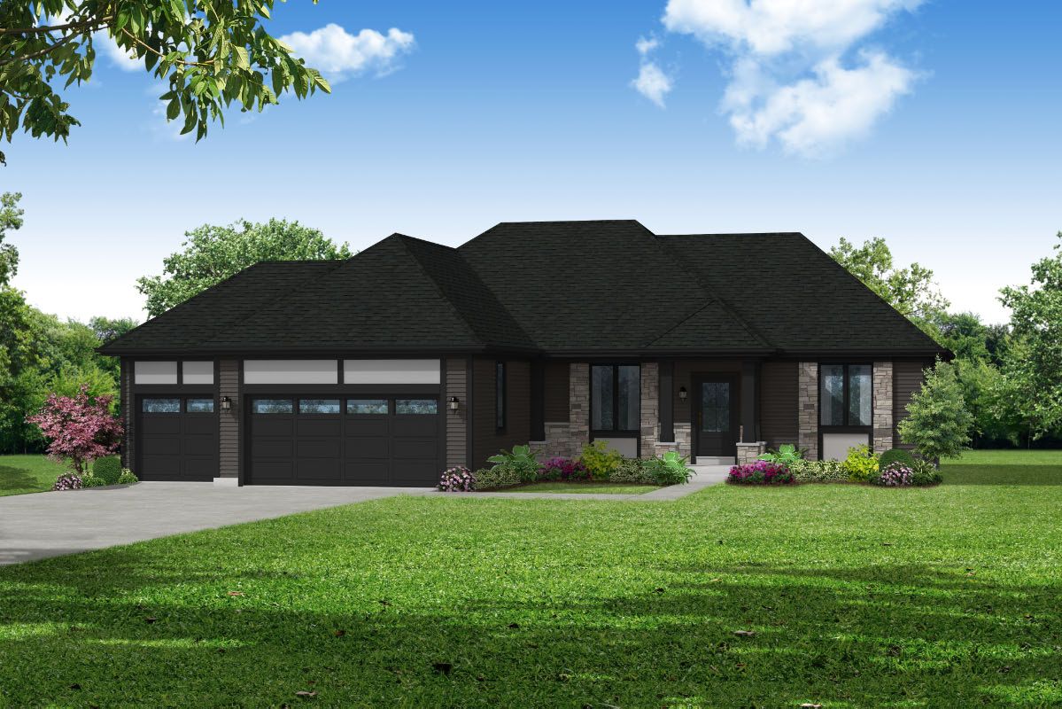 The Hannah, Plan 1805 - Modern Prairie Style