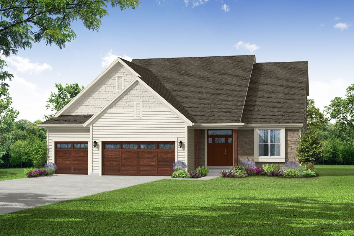 The Camille, Plan 2403 - Arts & Crafts Style