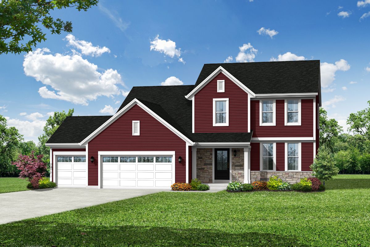 The Brianna, Plan 2034 - New England Farmhouse Style