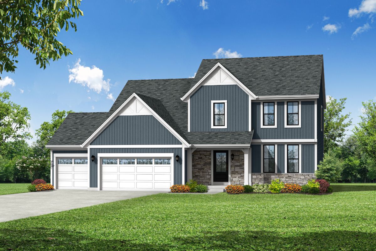 The Brianna, Plan 2200 - Americana Style
