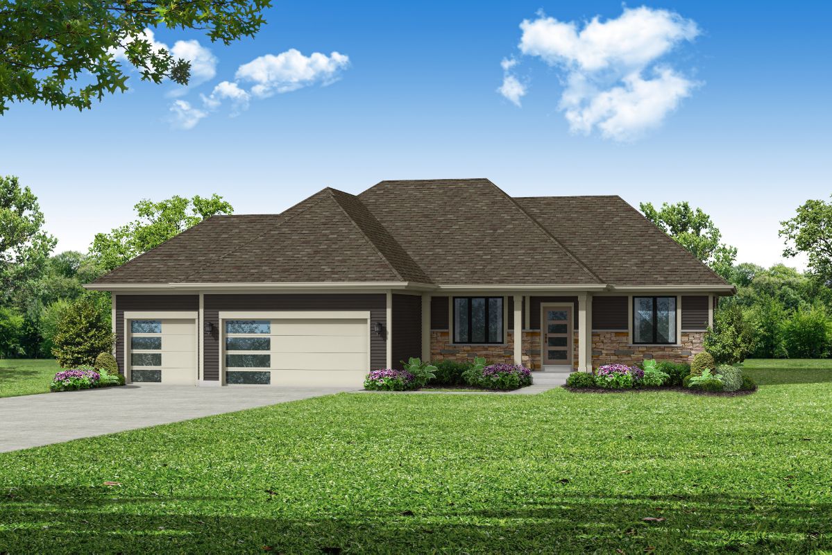 The Peyton, Plan 1831 - Modern Prairie Style