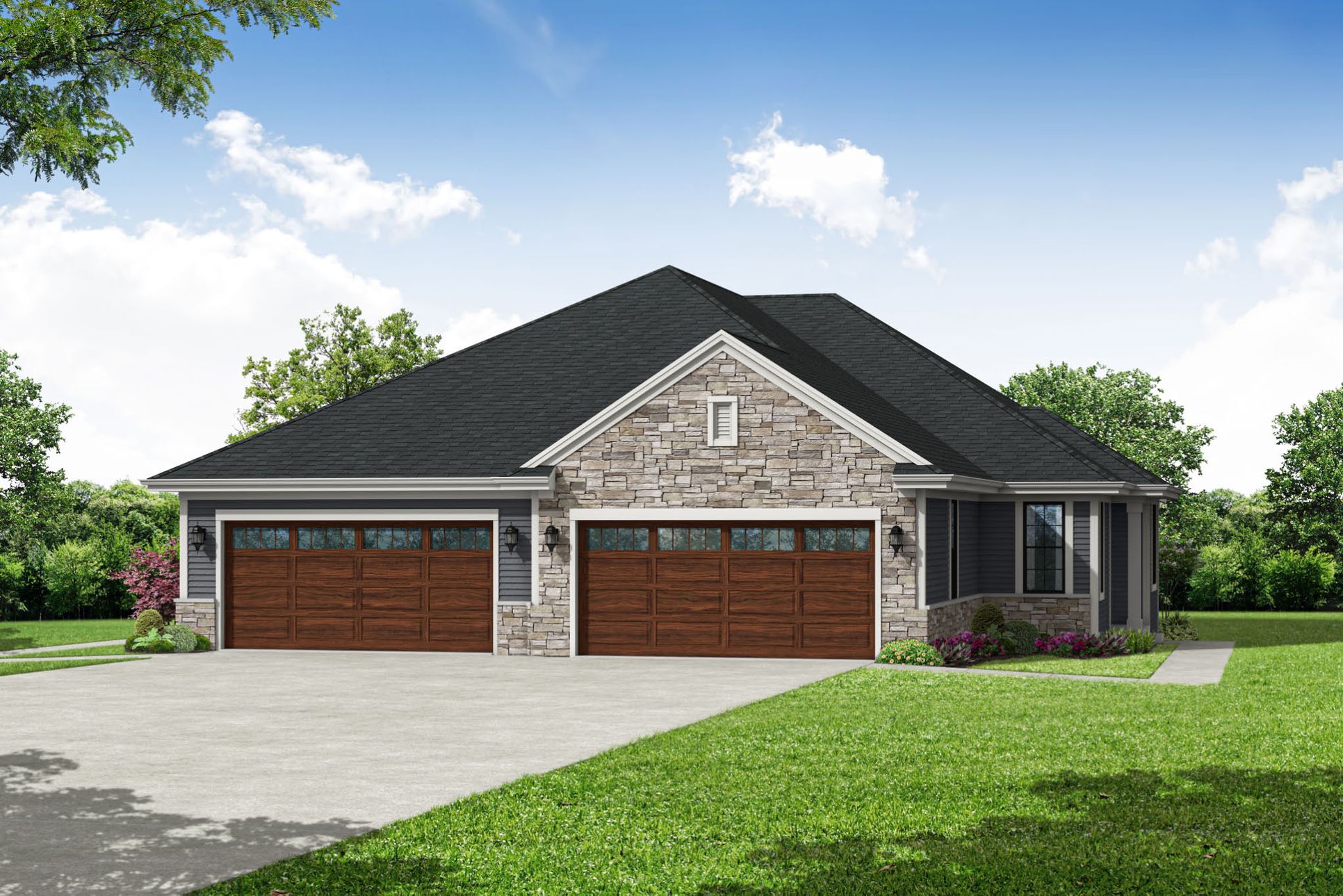 The Adalyn, Plan 1440 - Transitional Style in Flagstone
