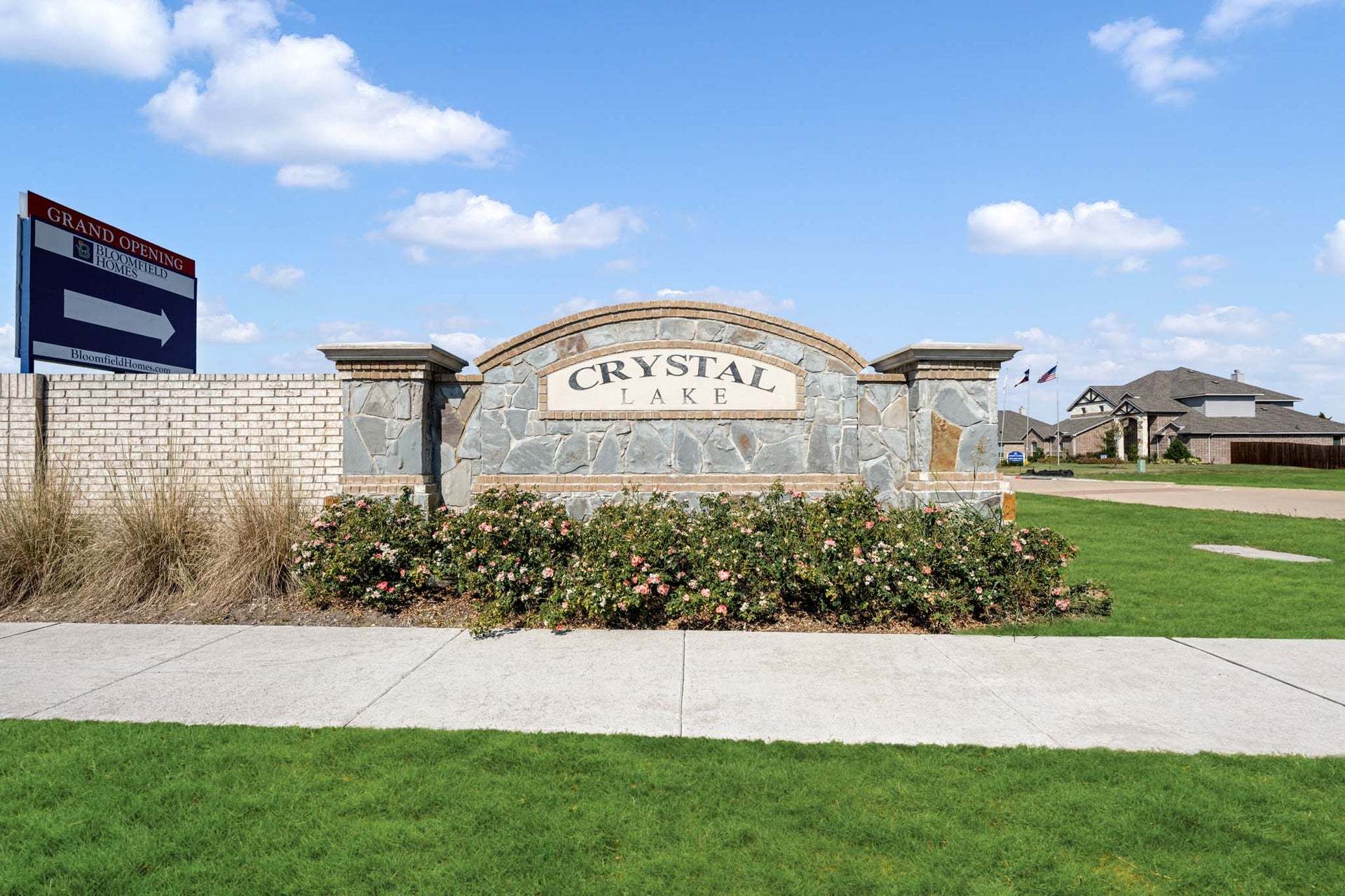 Crystal Lake Entry Monument:Entry Monument