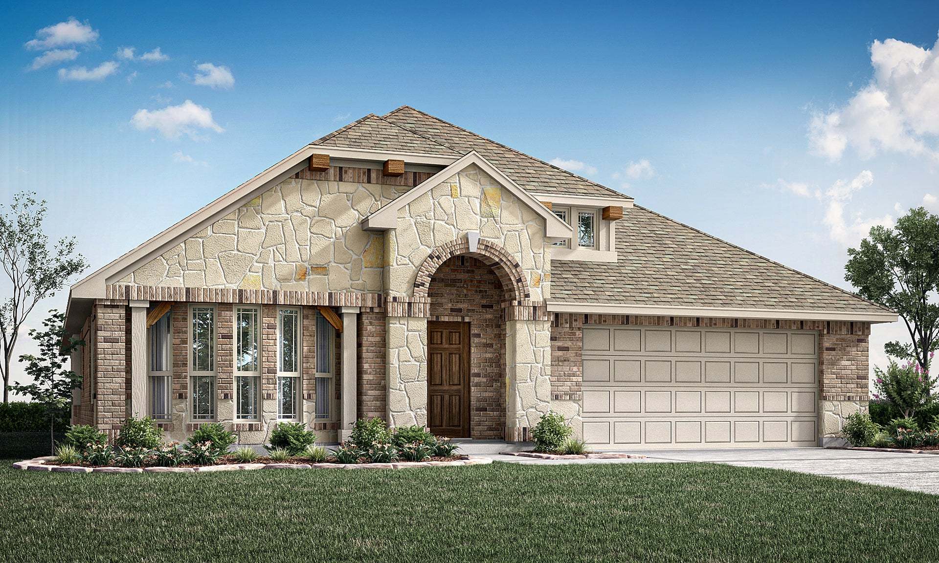 Hawthorne I Elevation A:Elevation A