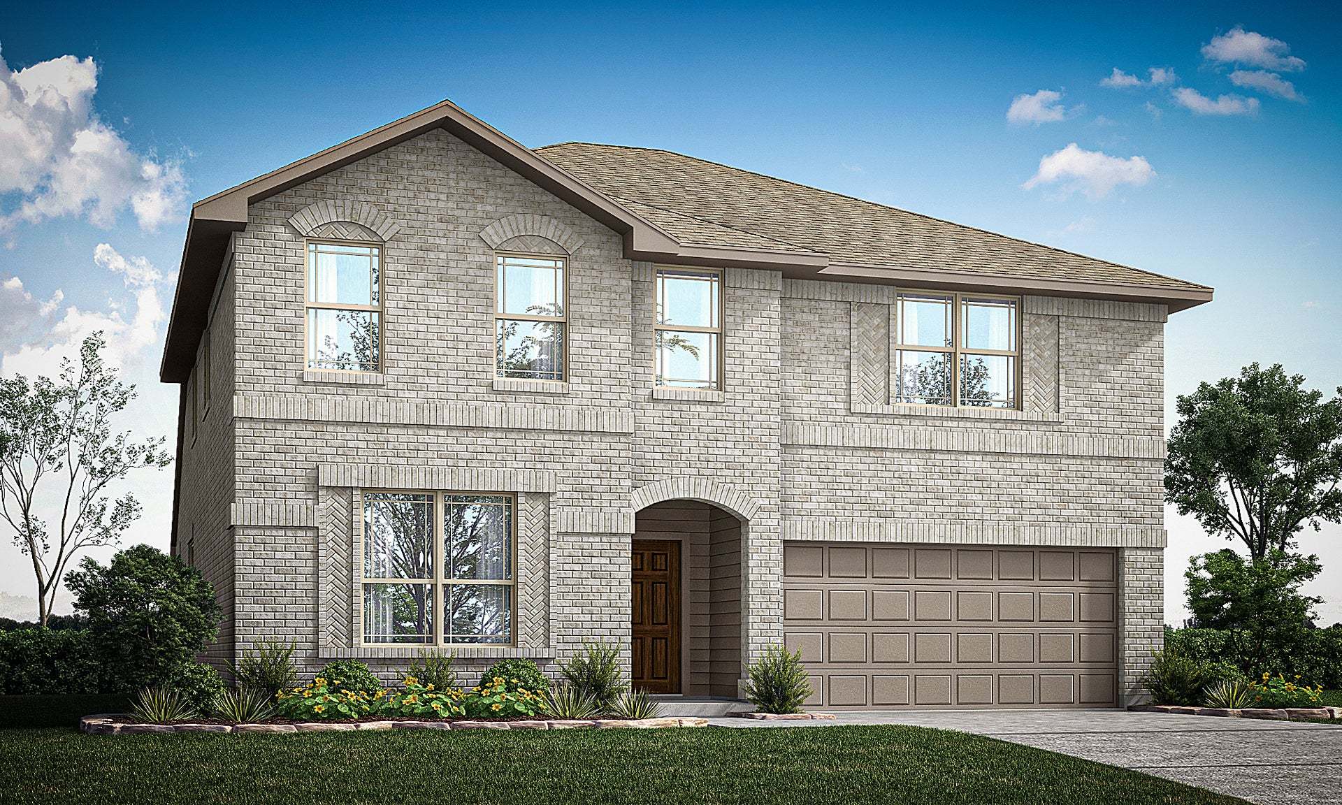 Woodrose Elevation A:Elevation A
