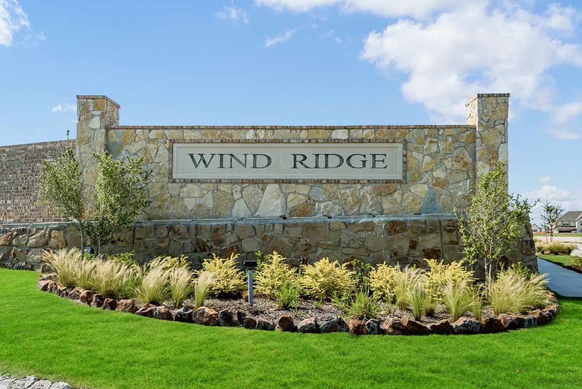 Wind Ridge Entrance Sign