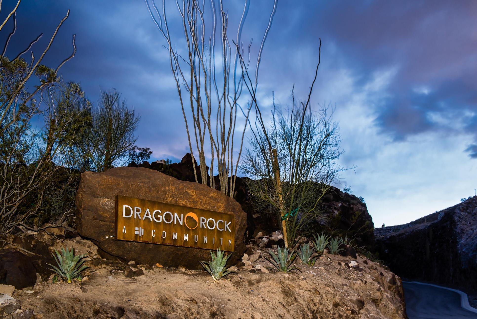 Dragon Rock Community Entrance
