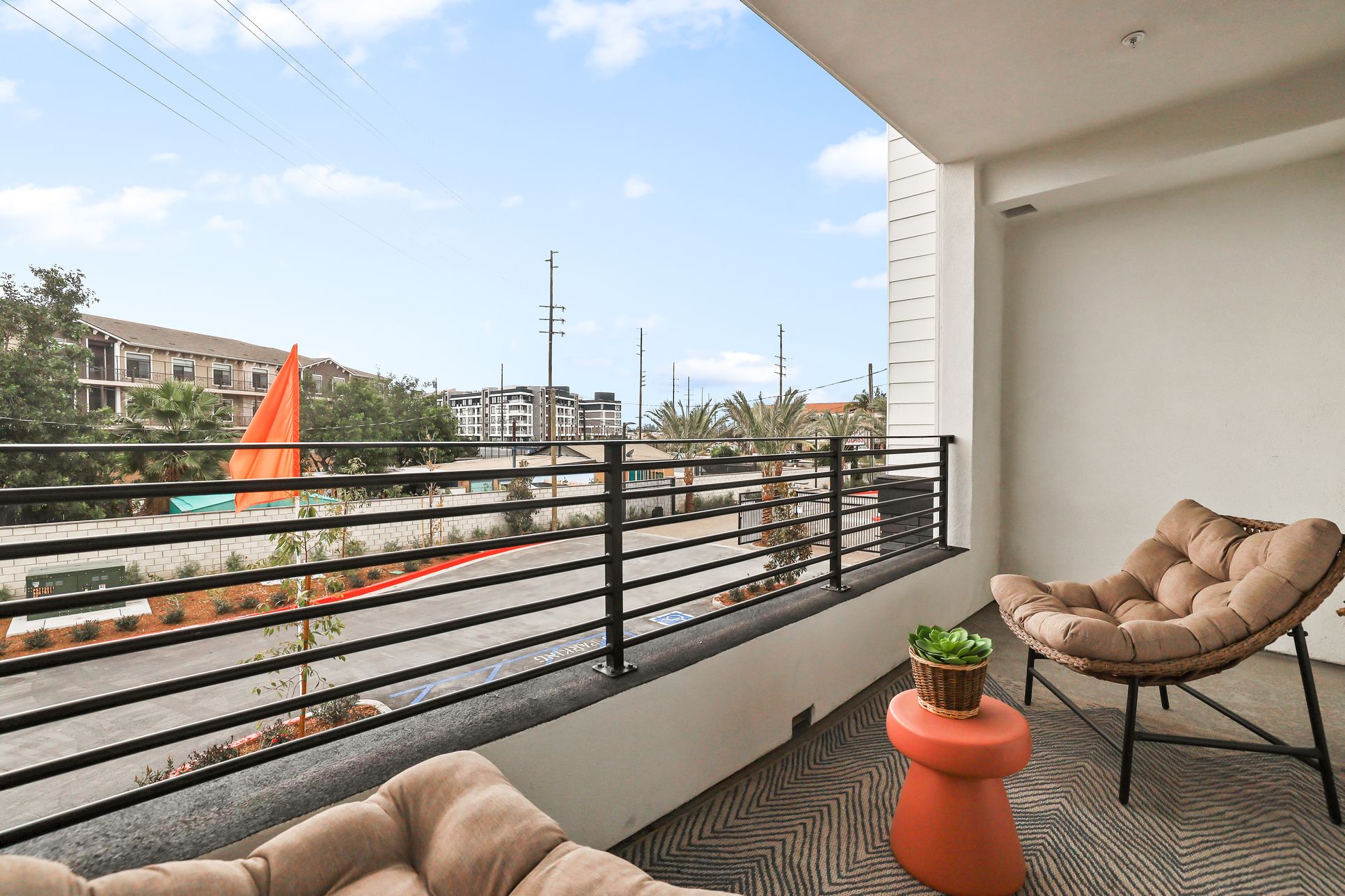 Model home deck