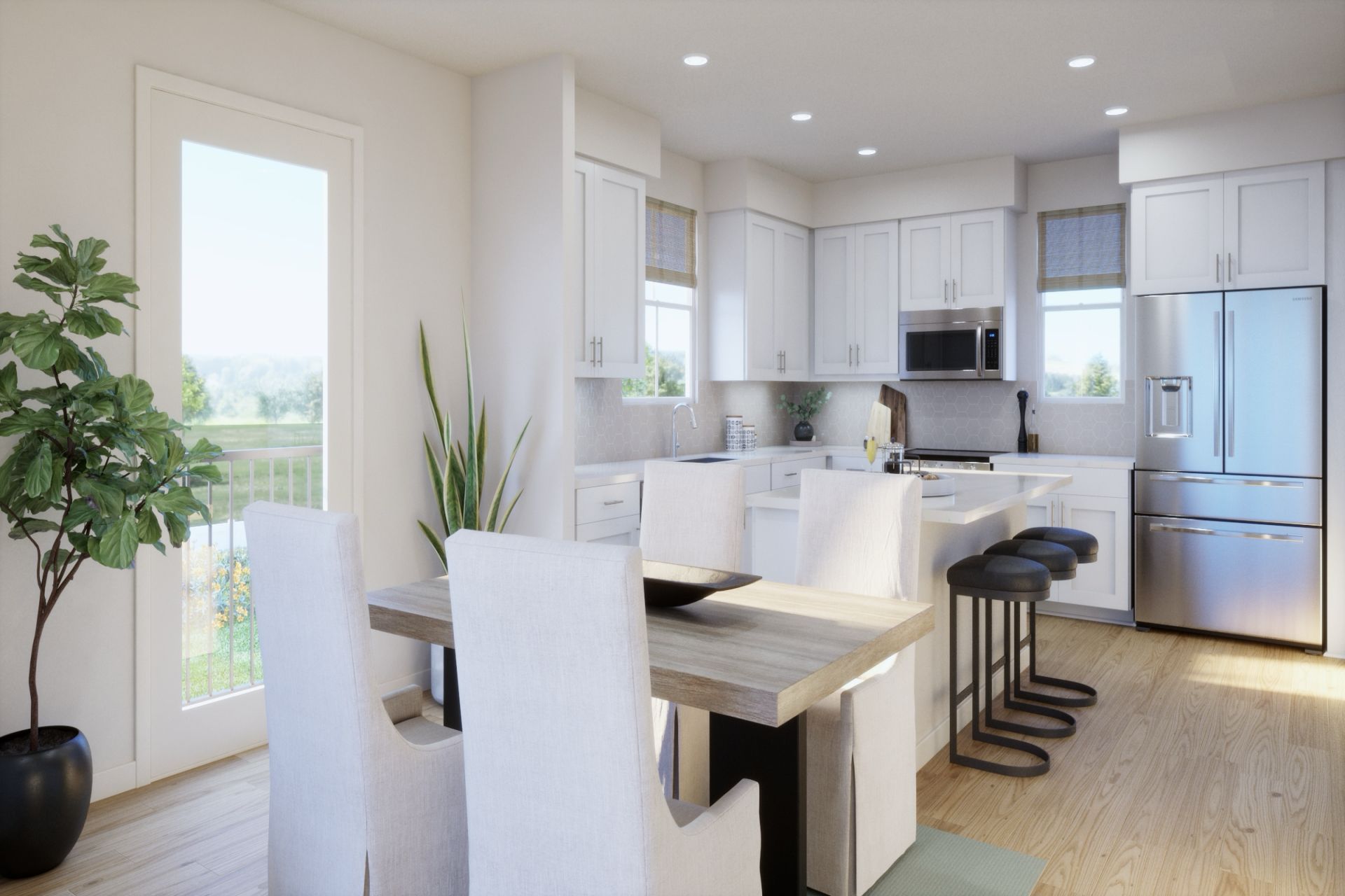 Great Room/Deck/Kitchen