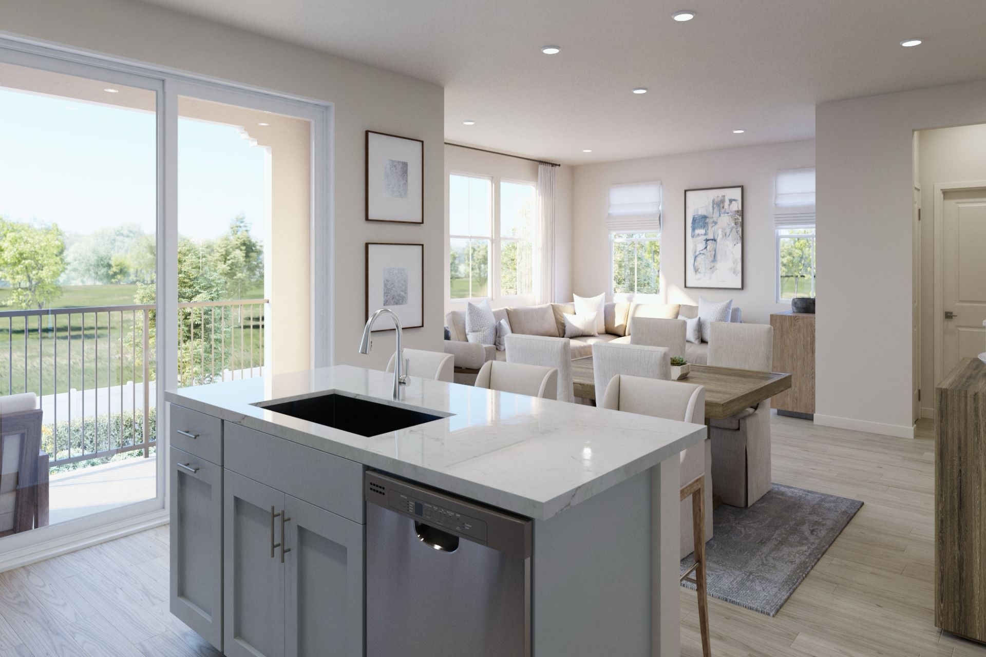 Kitchen/Deck/Great Room