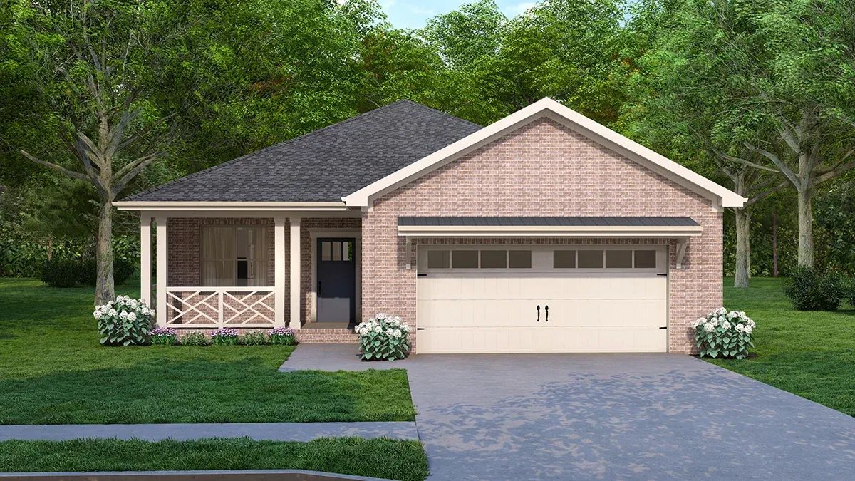 Elevation A:Langston