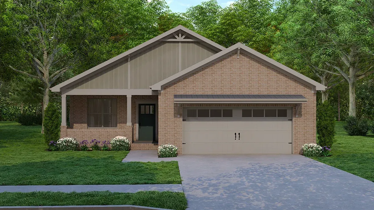 Elevation B:Langston