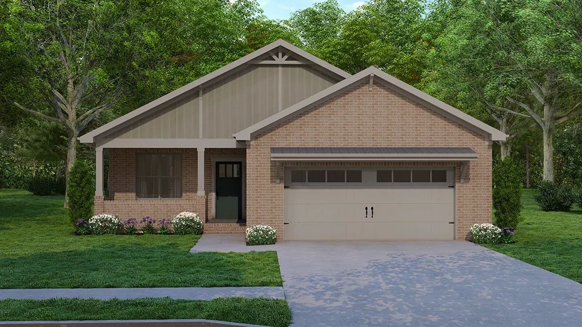 Elevation B:Langston