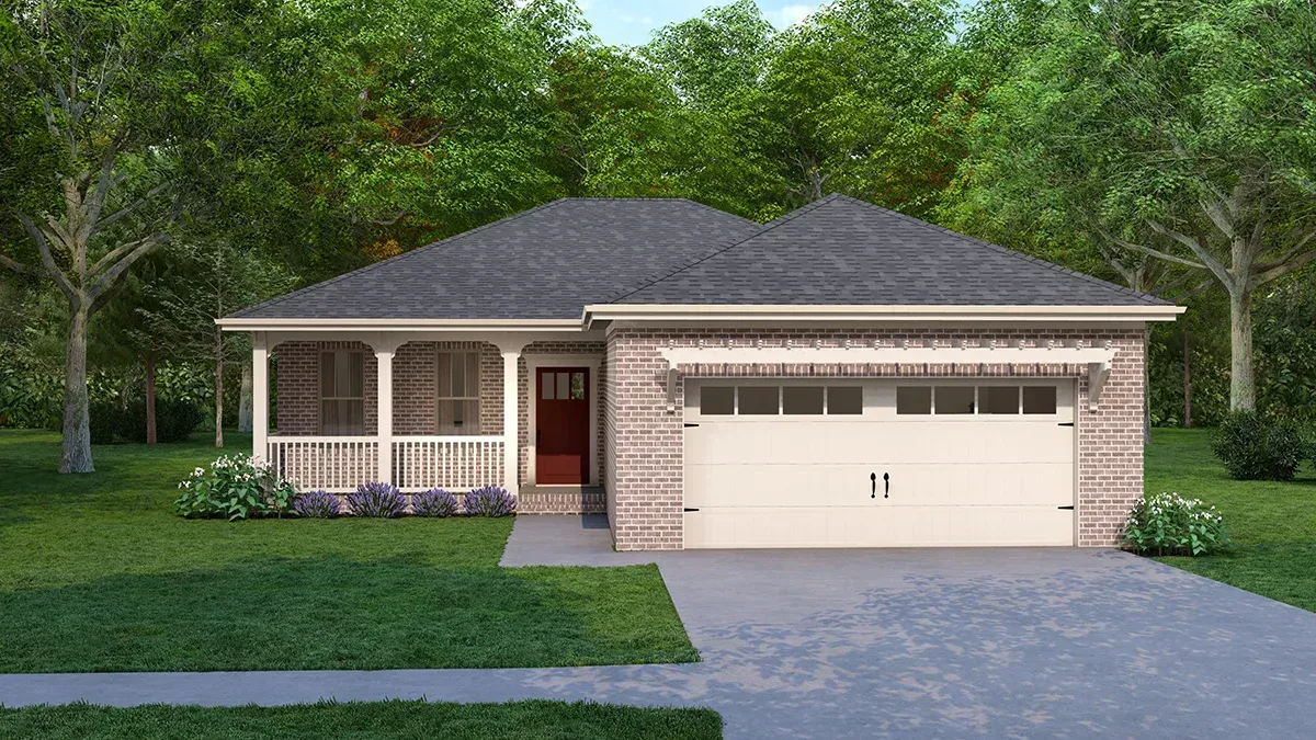 Elevation B:Halstead