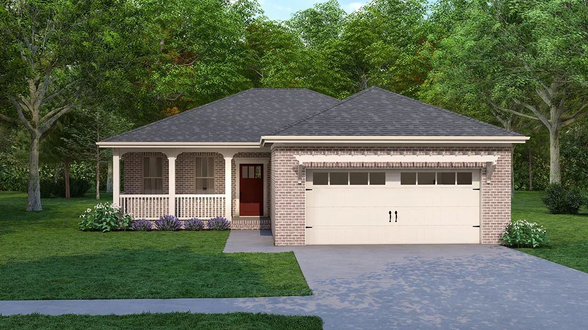 Elevation B:Halstead