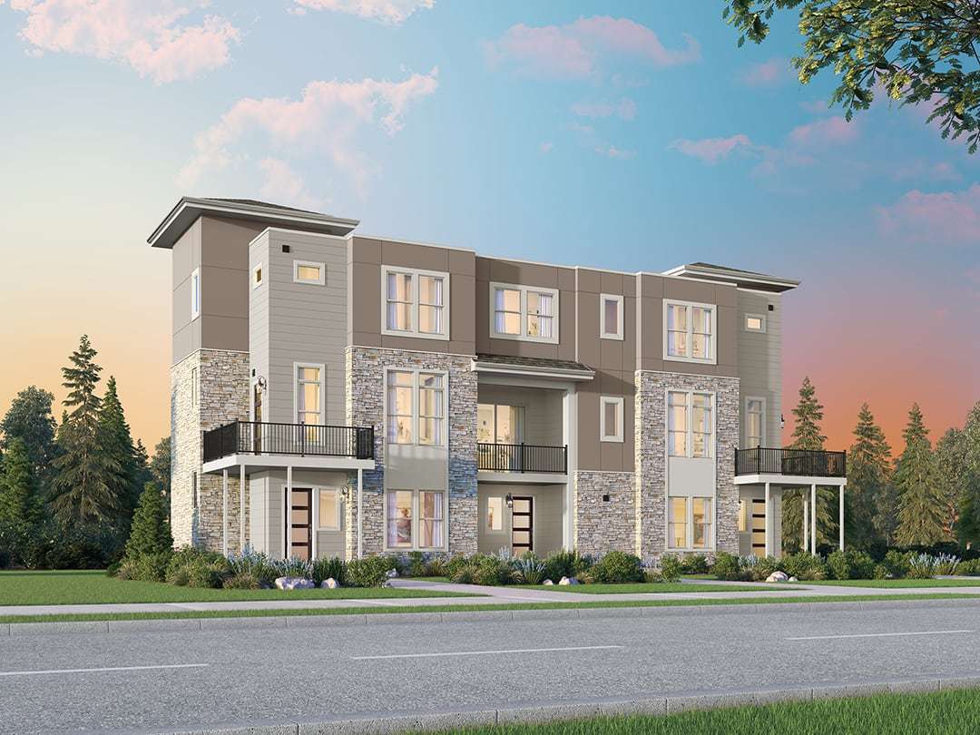 Exterior:Cadence 11 Exterior Elevation A at Solterra in Lakewood, CO