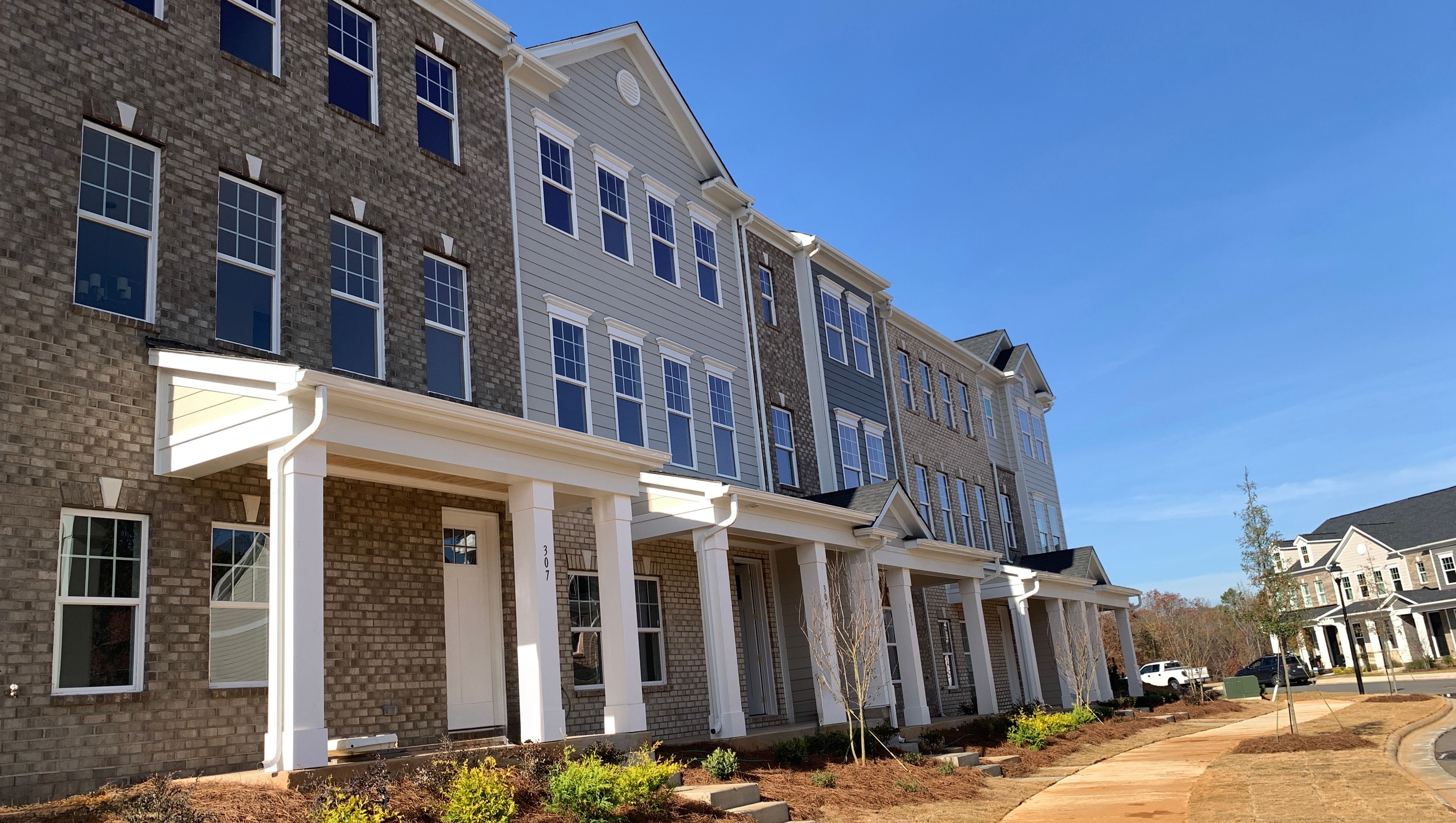 The Townes at Cramerton Mills in Cramerton, NC New Homes by Brookline