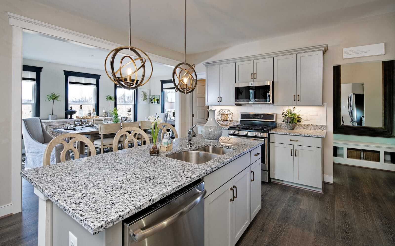 Kitchen:The kitchen of the Sheridan by Brookfield Residential in Snowden Bridge