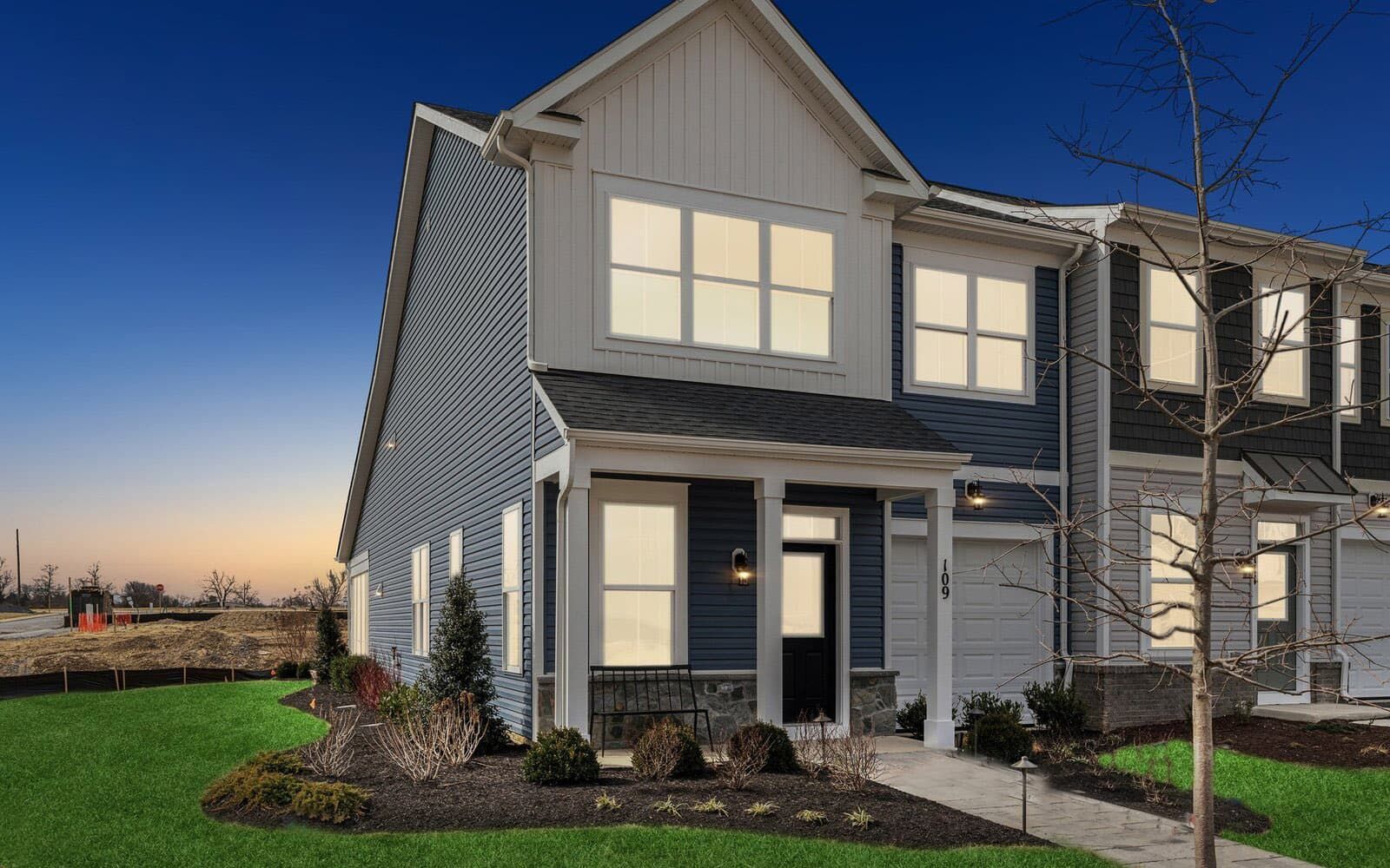 The front angle exterior of the Northgate by Brookfield Residential.
