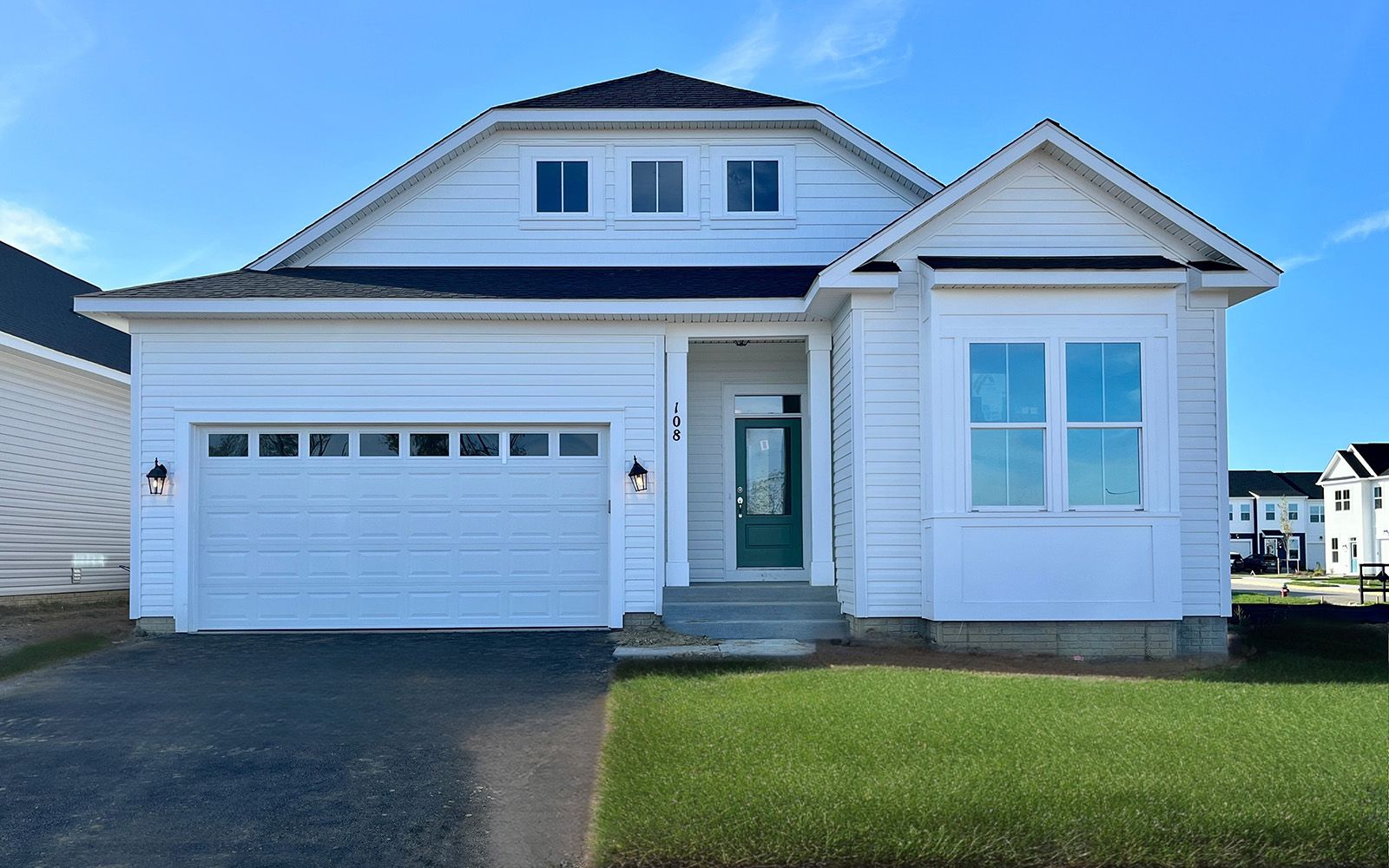 The exterior of the Matisse on homesite 1120 by Brookfield Residential.