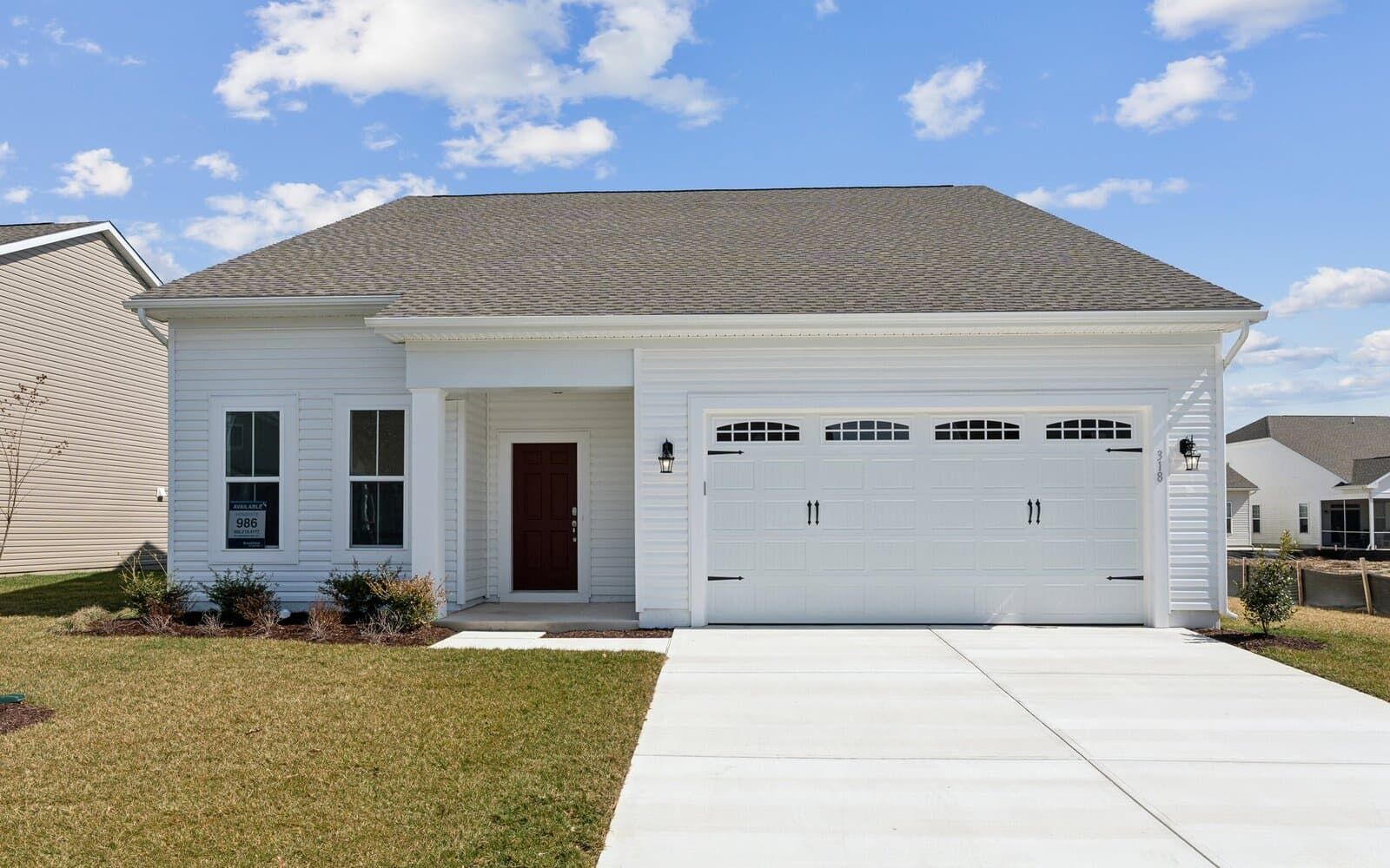 The exterior of the Picasso on homesite 986 at Heritage Shores by Brookfield Residential.