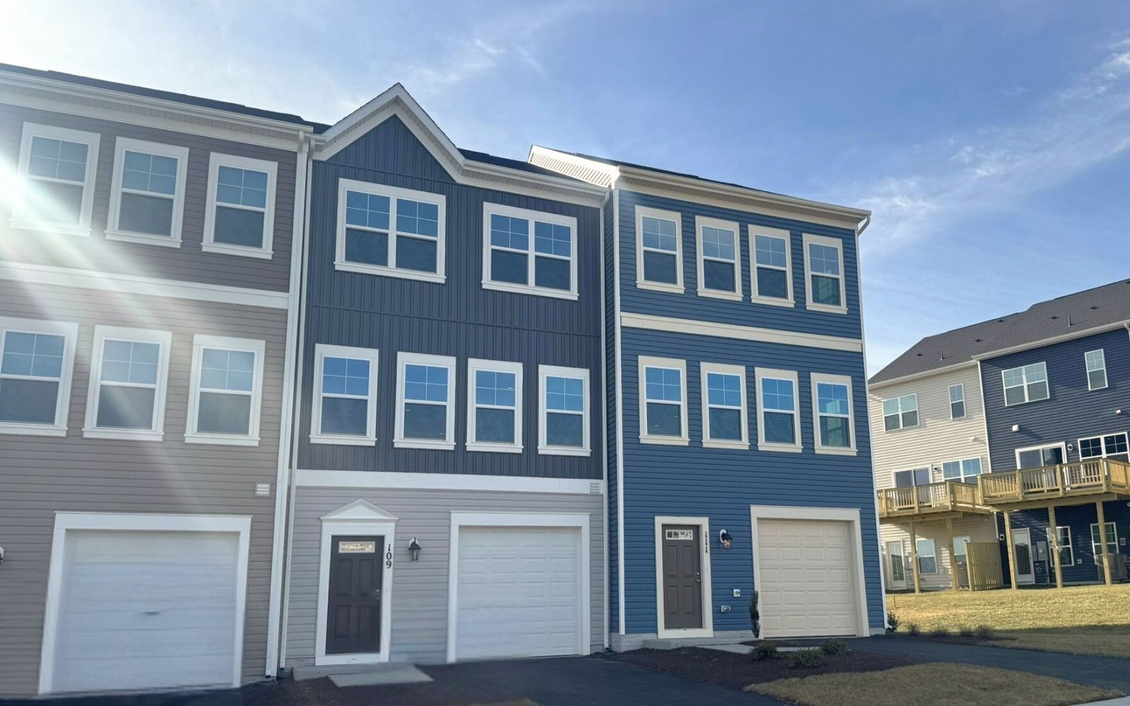 The exterior of the Skyline on homesite 2146 at Snowden Bridge