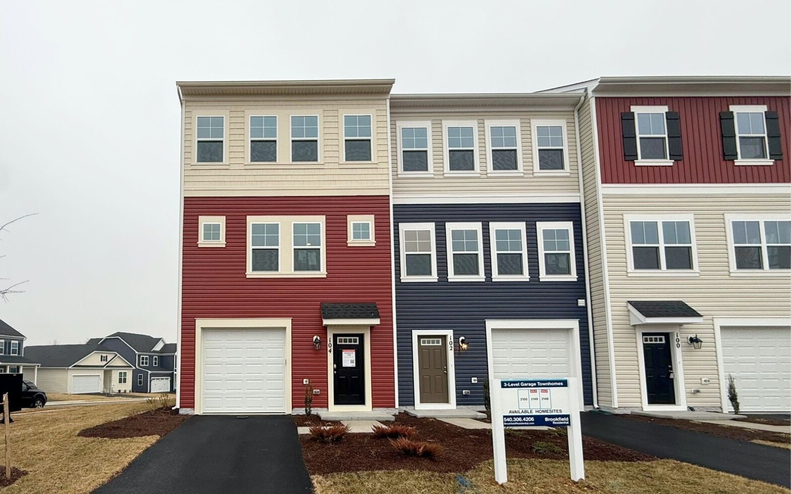 The exterior of the Skyline on homesite 2150 at Snowden Bridge.
