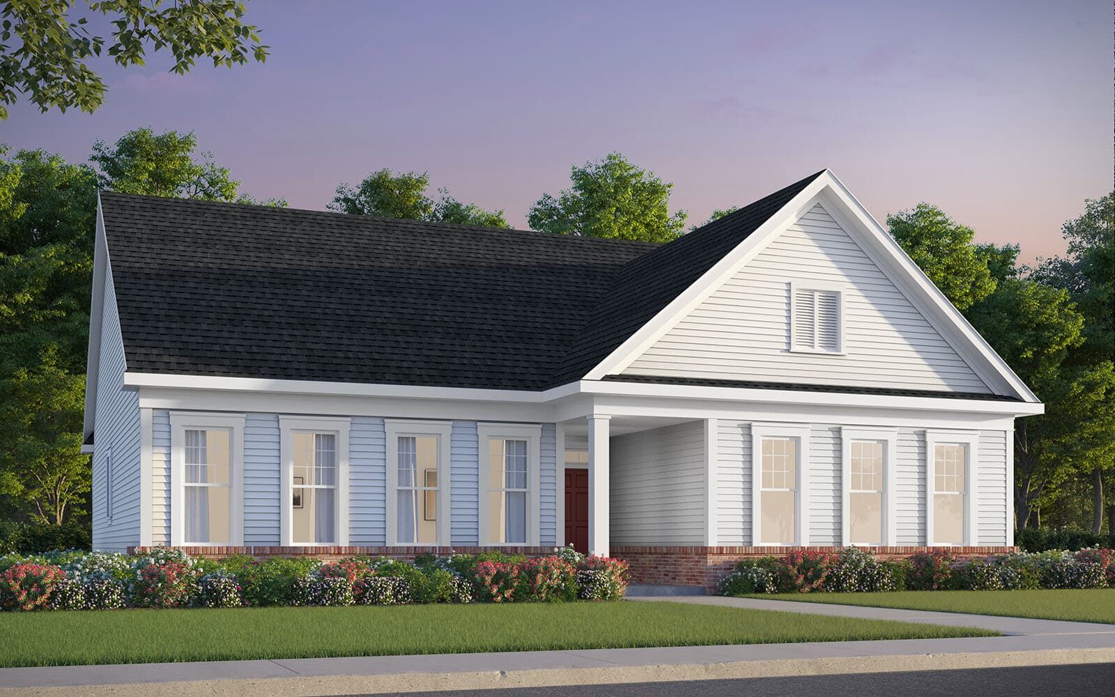 Elevation 1:A rendering of the Savoy II Elevation 1 by Brookfield Residential