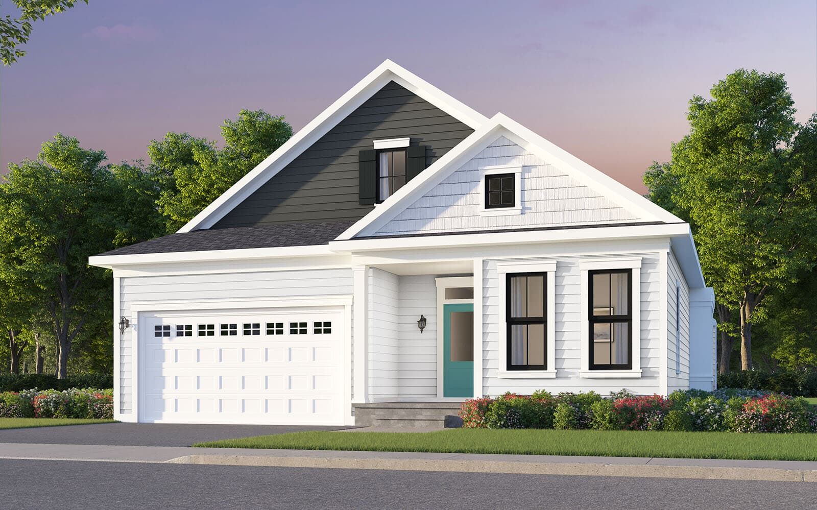 Elevation 2:A rendering of elevation 2 of the Rockwell by Brookfield Residential.