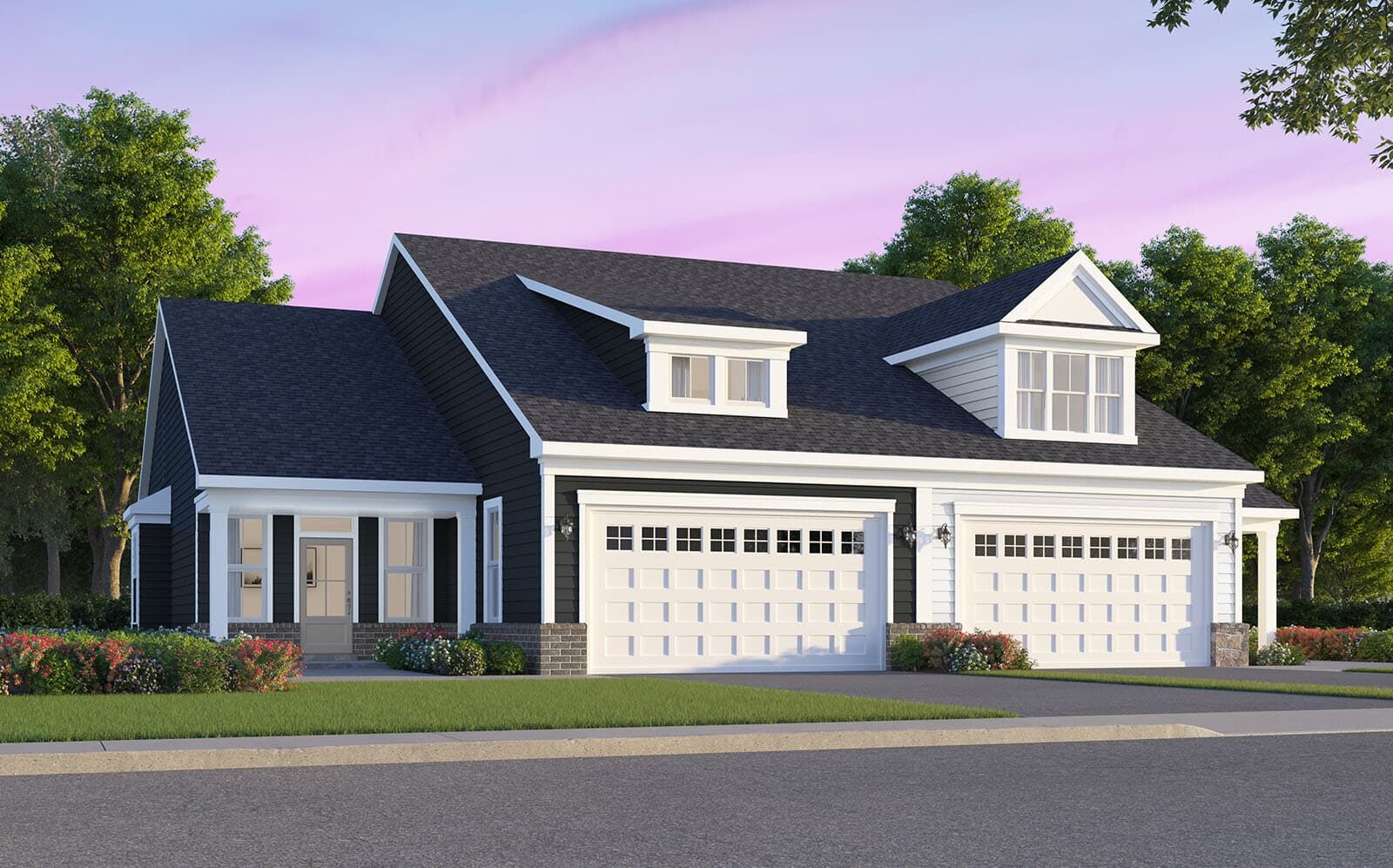 Exterior:A rendering of the Hemingway home by Brookfield Residential.