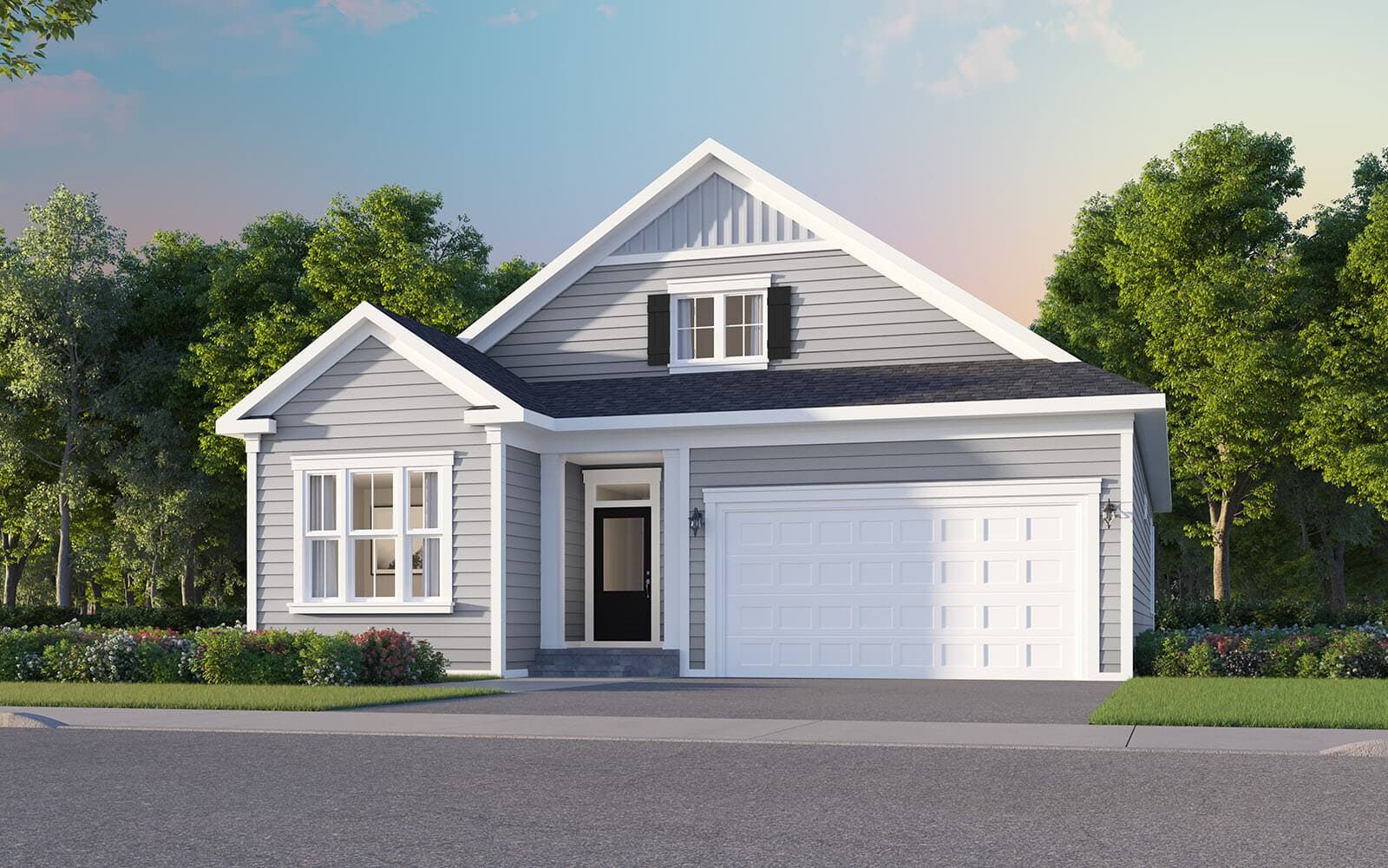 Elevation 1:A rendering of elevation 1 of the Matisse by Brookfield Residential.