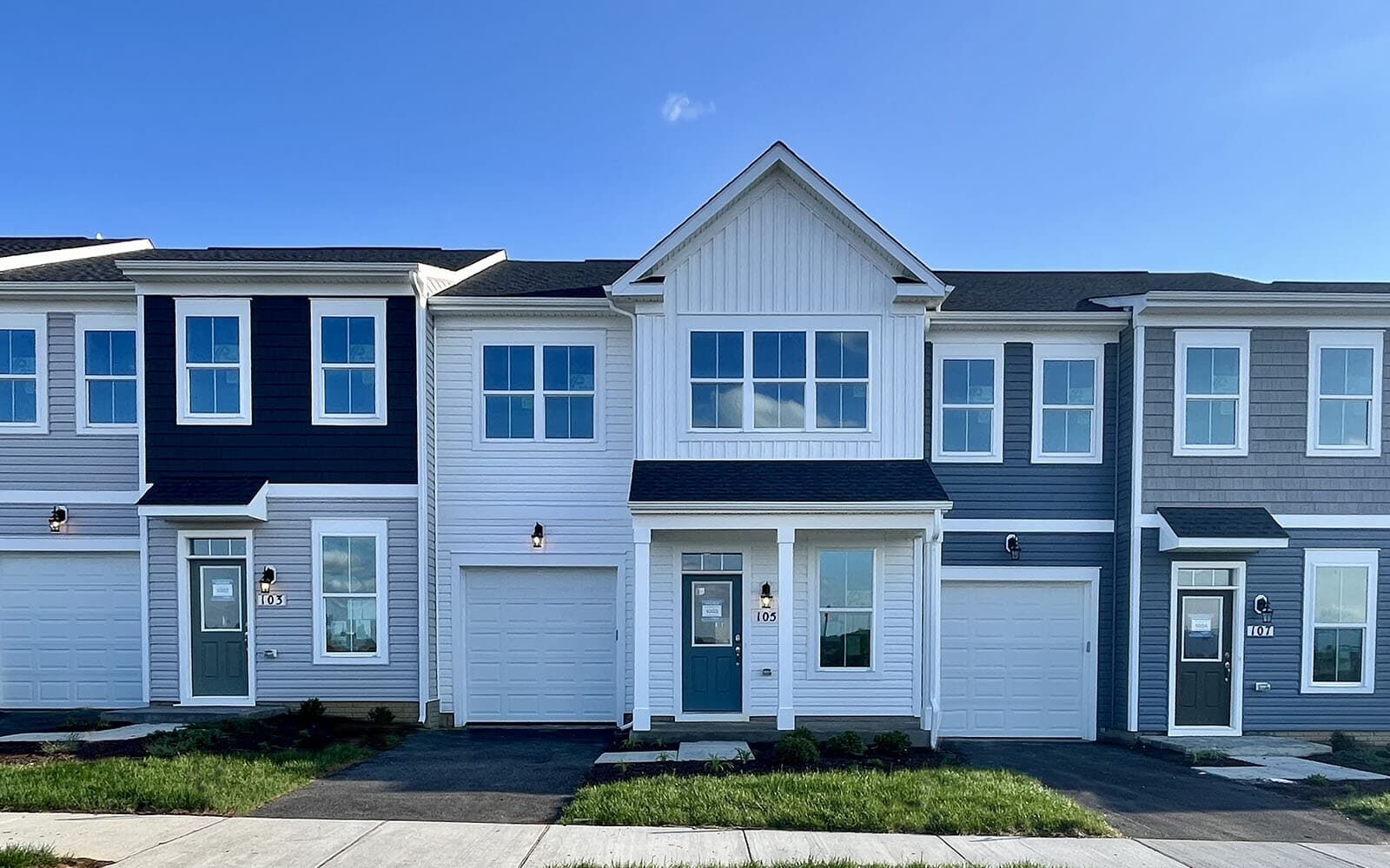 Exterior:The exterior of the Northgate on homesite 103 at Hiatt Pointe at Snowden Bridge.