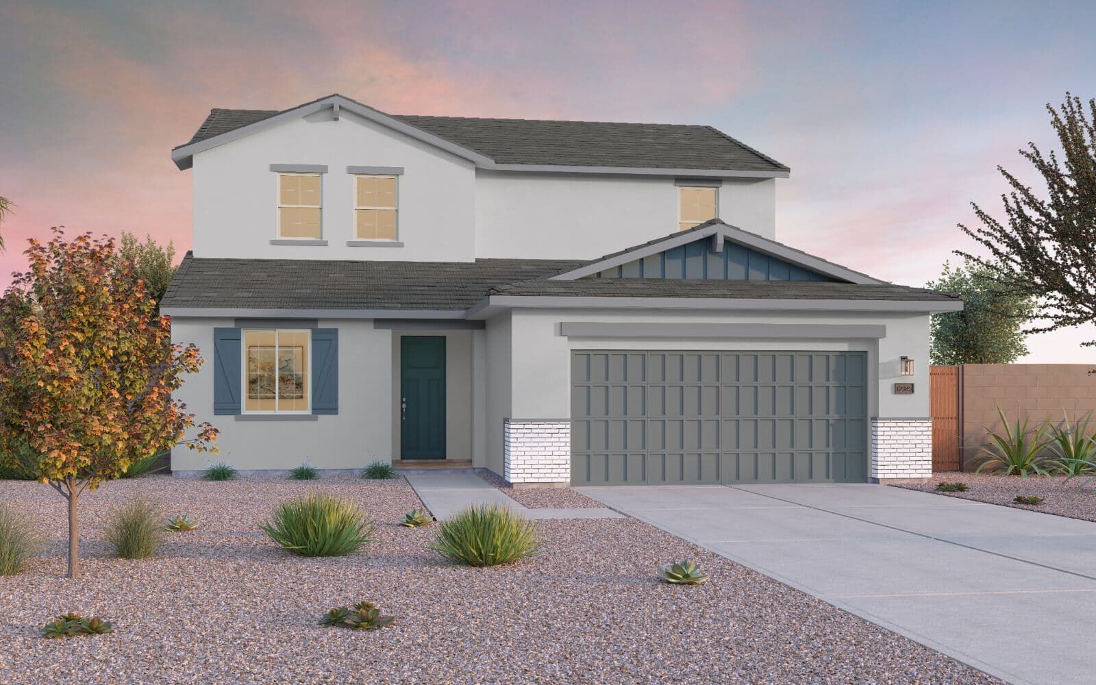 B - Arizona Ranch:Ponderosa Elevation B at Highland Ridge