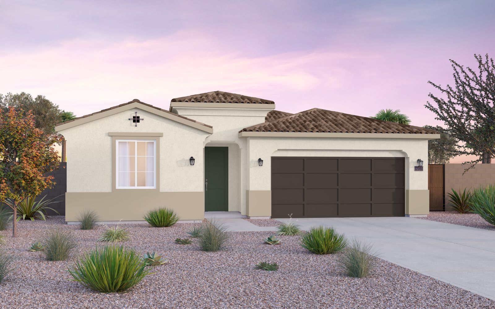 C - Spanish Colonial:Blossom Rock Laurel Lantana C Spanish Colonial
